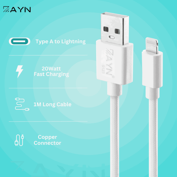 Zayn - 502-1 High-Speed Charging & Data Cable | Durable & Universal Compatibility