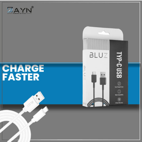 OM-BL-501 Fast Charging Data Cable – Durable Braided USB Cable for Android & Type-C Devices - Image 5