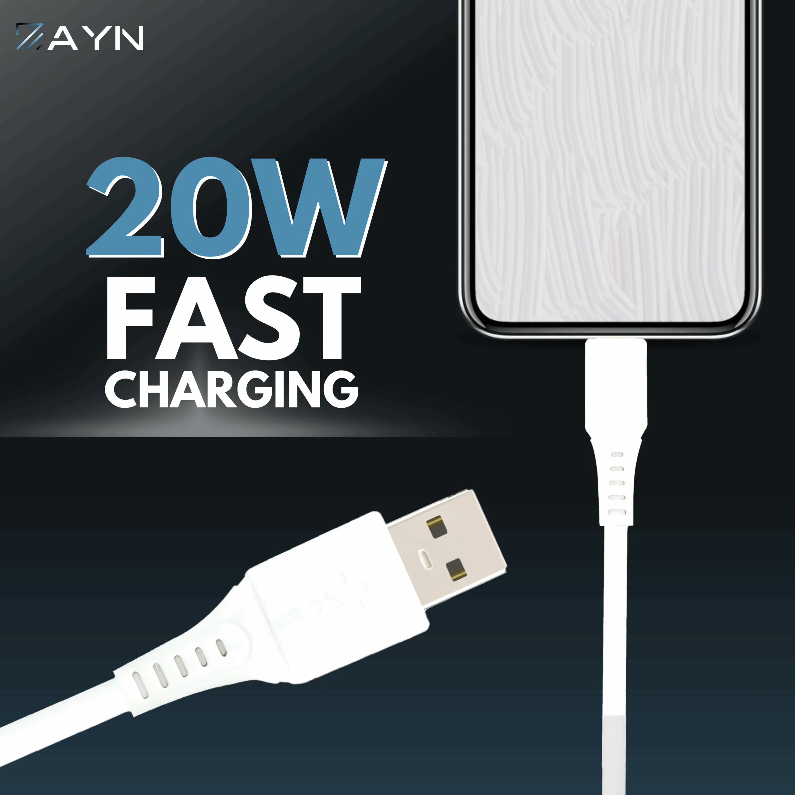 OM-BL-502 Premium Data Cable | Fast Charging & Sync | Ultra-Durable Design