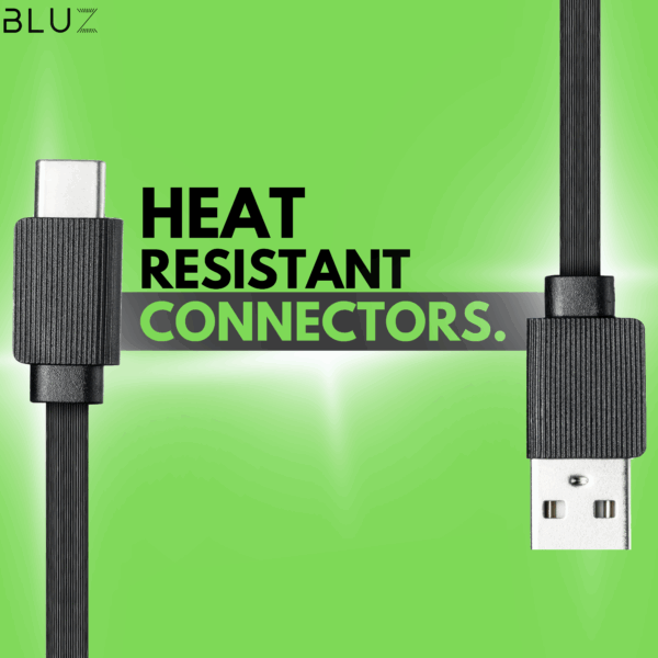 Bluz-A002 Fast Charging Data Cable | Tangle-Free | High-Speed Sync - Image 2