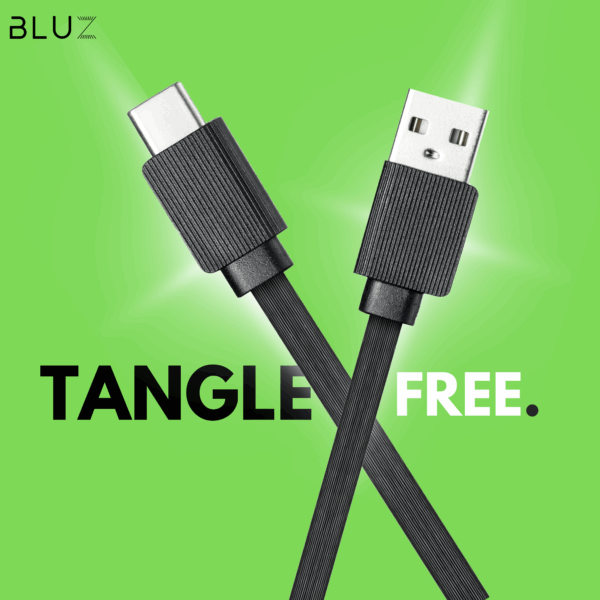 Bluz-A002 Fast Charging Data Cable | Tangle-Free | High-Speed Sync - Image 5