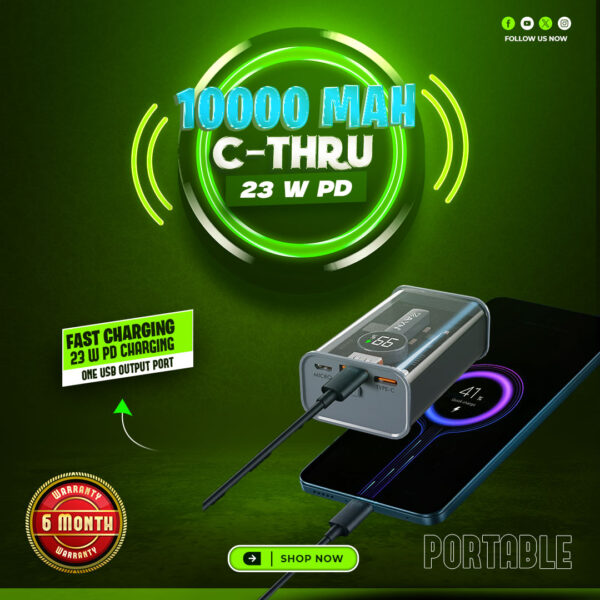 Smarty 23w PD Powerbank - Image 3